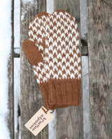 Kumštinės alpakų vilnos pirštinės