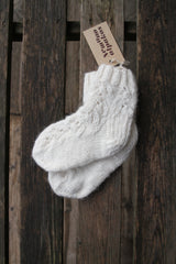 Vaikiškos alpakų vilnos kojinės - 24/25 - Nemuno alpakos