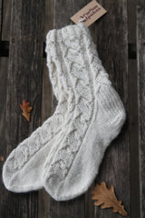 Moteriškos alpakų vilnos kojinės 39 - Nemuno alpakos