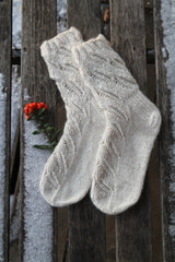 Moteriškos alpakų vilnos kojinės 38 - Nemuno alpakos