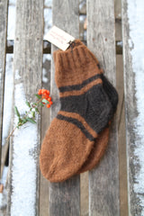 Mot. alpakų vilnos kojinės - 37 - Nemuno alpakos