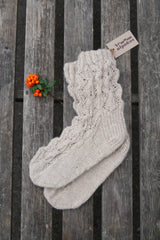 Moteriškos alpakų vilnos kojinės - 38 - Nemuno alpakos