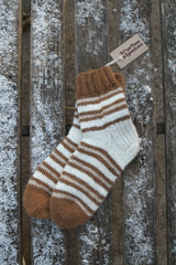 Mot. alpakų vilnos kojinės - 37 - Nemuno alpakos