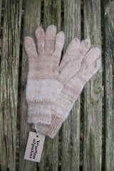 Pirštuotos alpakų vilnos pirštinės - Nemuno alpakos